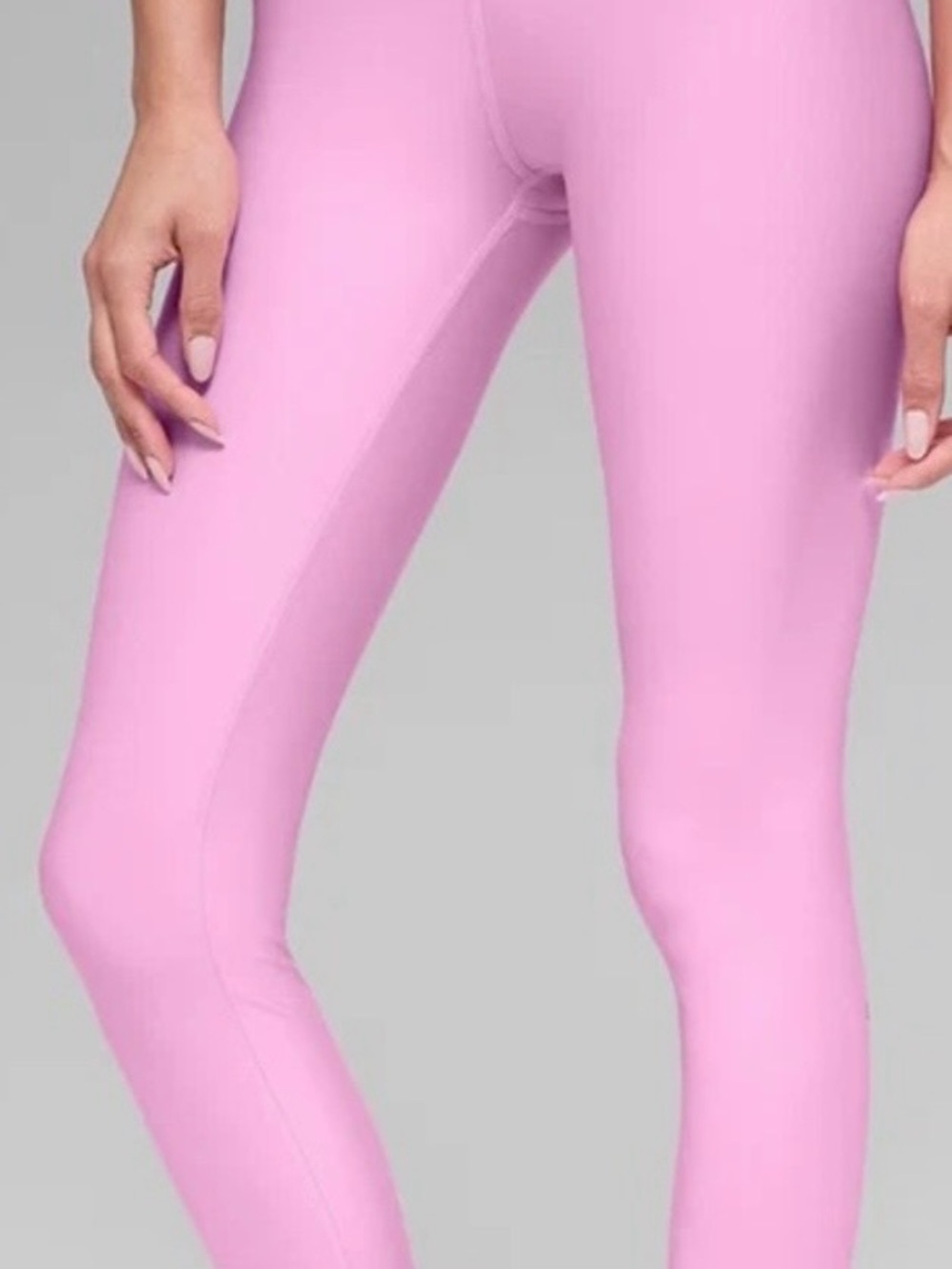 ALO Yoga Lavender-Pink High-Rise Leggings